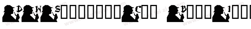 DWSherlockCnd BoldItalic字体转换
